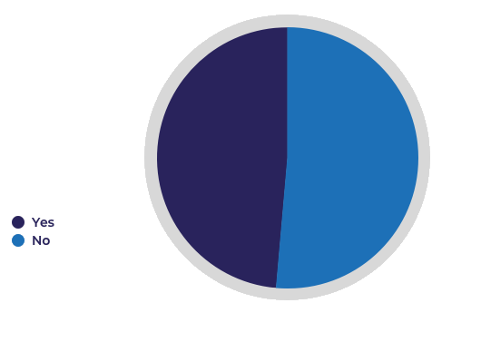 Pie chart 2 from survey 2021